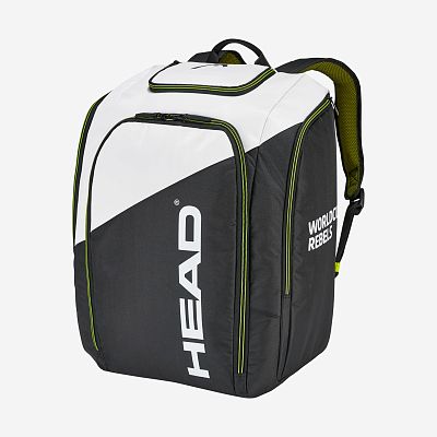 Превью  Рюкзак горнолыжный для вещей HEAD Rebels Racing Backpack S 60 l Black-White (383042)
